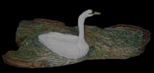 sculpture cygne