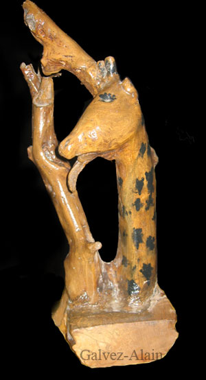 Sculpture girafe