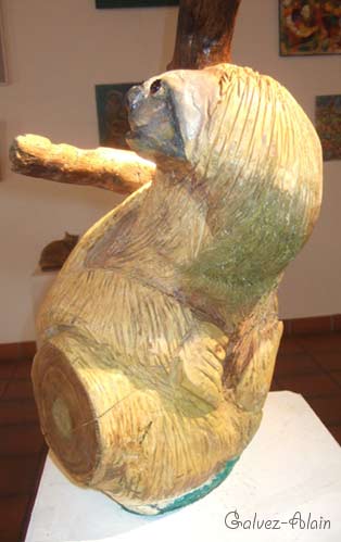 sculpture­Paresseux