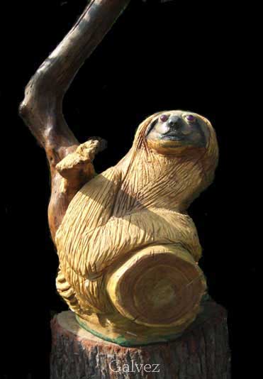 sculpture­Paresseux
