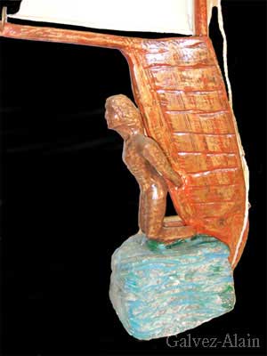 sculpture sur racine